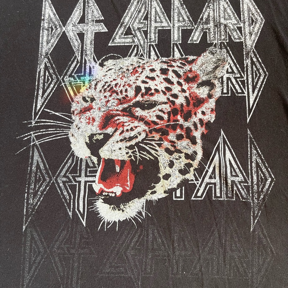 Def Leppard Black Graphic Tee | XXL